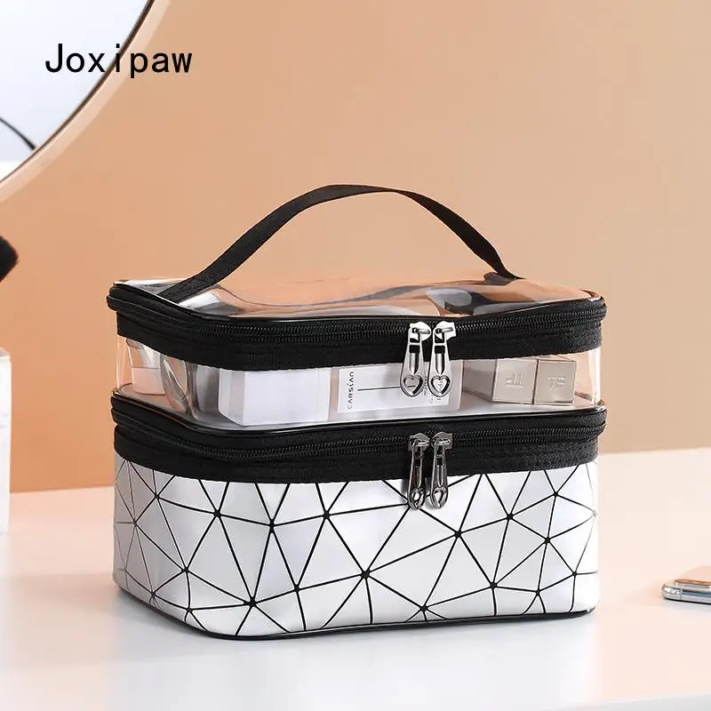 Large Capacity Portable Women's Cosmetic Bag Waterproof PU Leather Multifunctional Zipper Cosmetic Bag Travel Wash Cosmetic Bag
Large Capacity Portable Women's Cosmetic Bag Waterproof PU Leather Multifunctional Zipper Cosmetic Bag Travel Wash Cosmetic Bag