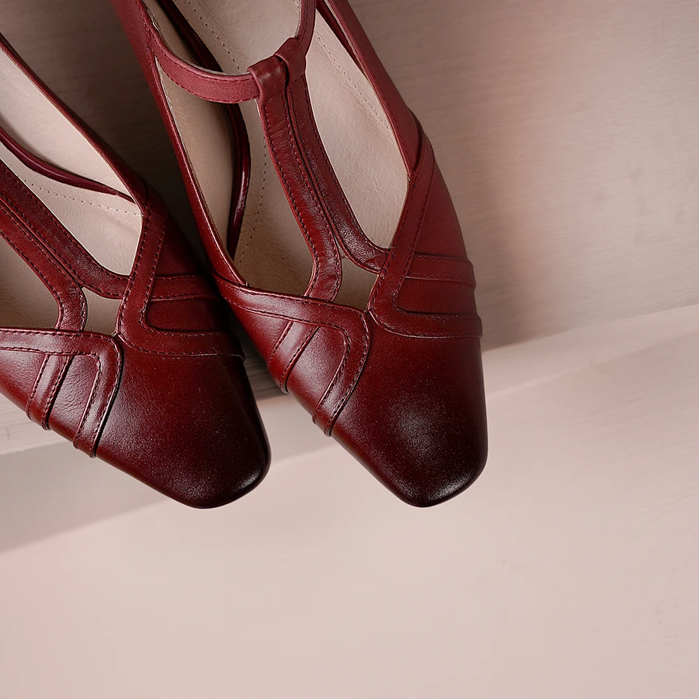 ISNOM 2021 New Genuine Leather Pumps Women Pointed Toe T Strap Pumps Metal High Heels Sewing Shoes Ladies Retro Cozy Shoes
ISNOM 2021 New Genuine Leather Pumps Women Pointed Toe T Strap Pumps Metal High Heels Sewing Shoes Ladies Retro Cozy Shoes
