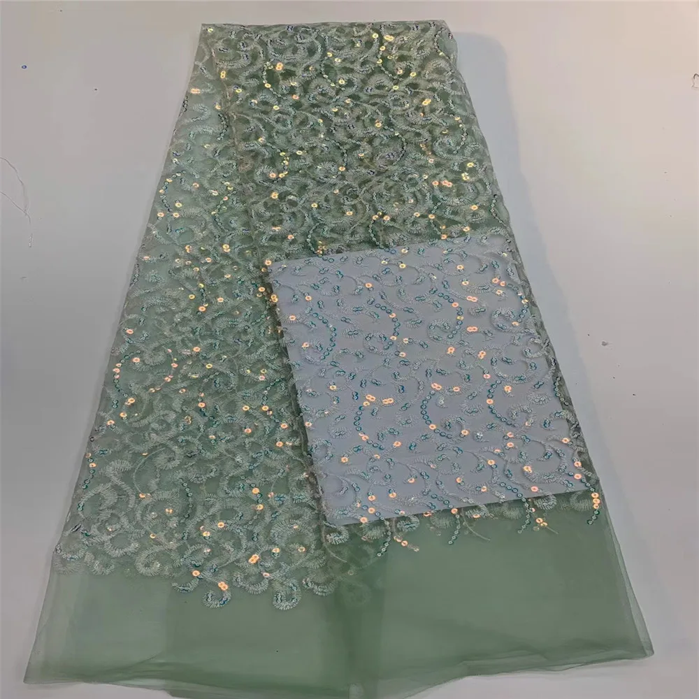 African Sequins Lace Fabric 2021 Latest Nigerian Sequins Tulle Lace Fabrics French Net Lace Material For Wedding Dress
African Sequins Lace Fabric 2021 Latest Nigerian Sequins Tulle Lace Fabrics French Net Lace Material For Wedding Dress