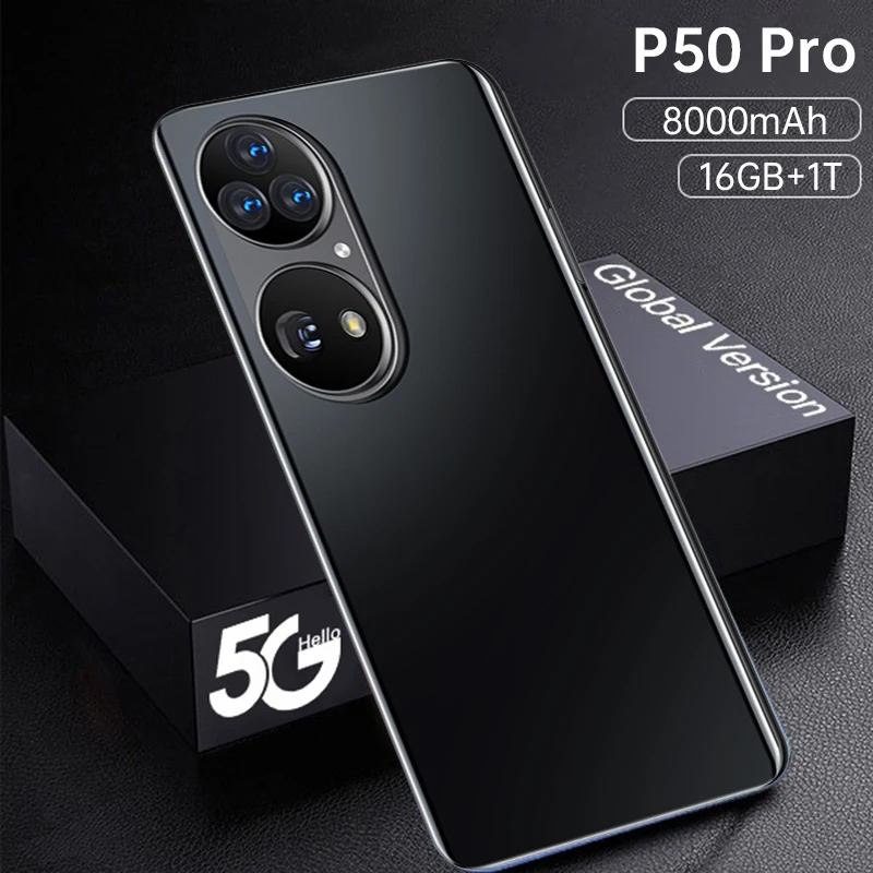 Cellphone HUAWE P50 Pro Global Version 8000mAh 7.3 '' Face ID Android 11 16G+1T 5G 10 Core Smartphone
Cellphone HUAWE P50 Pro Global Version 8000mAh 7.3 '' Face ID Android 11 16G+1T 5G 10 Core Smartphone