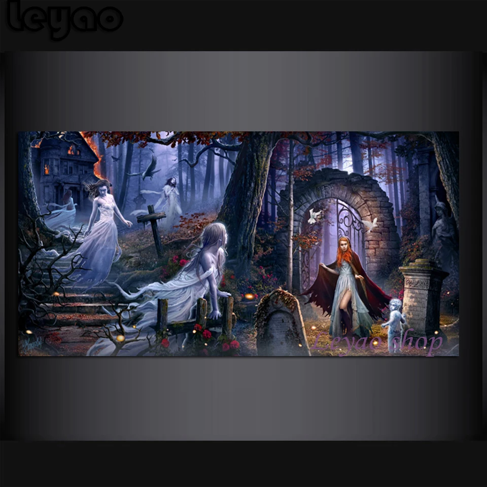 5D Diy Ghosts of the forest Art Diamond Painting Dark Lady Full Square Drill Embroidery Cross Stitch Kits Mosaic Home Decor
5D Diy Ghosts of the forest Art Diamond Painting Dark Lady Full Square Drill Embroidery Cross Stitch Kits Mosaic Home Decor
