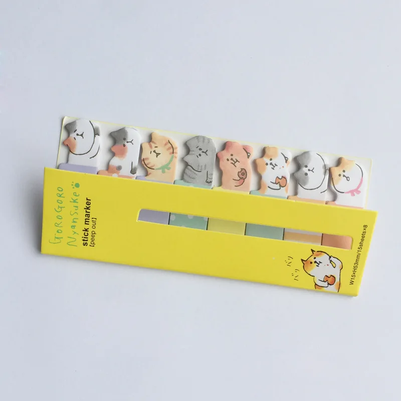40packs Kawaii Sticker Memo Pad Sheet Notepads Sticky Note Cute Cat Sticker Bookmarker Planner School Office Stationery Supplies
40packs Kawaii Sticker Memo Pad Sheet Notepads Sticky Note Cute Cat Sticker Bookmarker Planner School Office Stationery Supplies