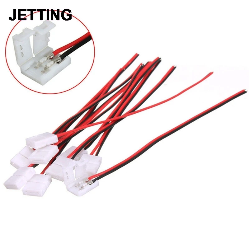 10Pcs/lot 8mm / 10mm Width PCB Ribbon Adapter PCB Cable 2 Pin LED S p Connectors 3528/5050
10Pcs/lot 8mm / 10mm Width PCB Ribbon Adapter PCB Cable 2 Pin LED S p Connectors 3528/5050