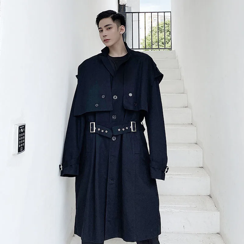 Men Streetwear Fashion Loose Casual Trench Coat Male Women Punk Gothic Harajuku Long Motorcycle Jacket Trench Outerwear
Men Streetwear Fashion Loose Casual Trench Coat Male Women Punk Gothic Harajuku Long Motorcycle Jacket Trench Outerwear