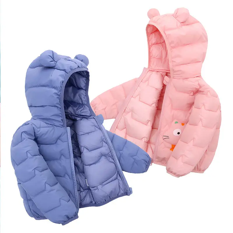 Jacket for girls new sweet rabbit ears Cartoon hooded warm Down coat 1-5 years old boys fashion high-quality children's clothing
Jacket for girls new sweet rabbit ears Cartoon hooded warm Down coat 1-5 years old boys fashion high-quality children's clothing