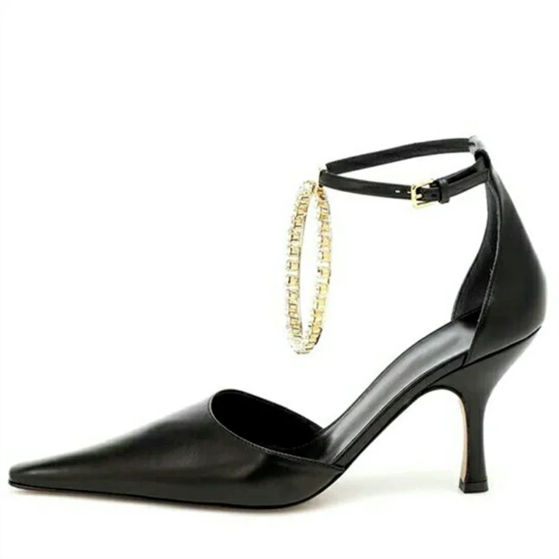 Orignice Fashion Brand Design Women Genuine Leather Pumps Pointed Toe Thin Heels Solid Color Ankle Strap Dress Party Shoes
Orignice Fashion Brand Design Women Genuine Leather Pumps Pointed Toe Thin Heels Solid Color Ankle Strap Dress Party Shoes