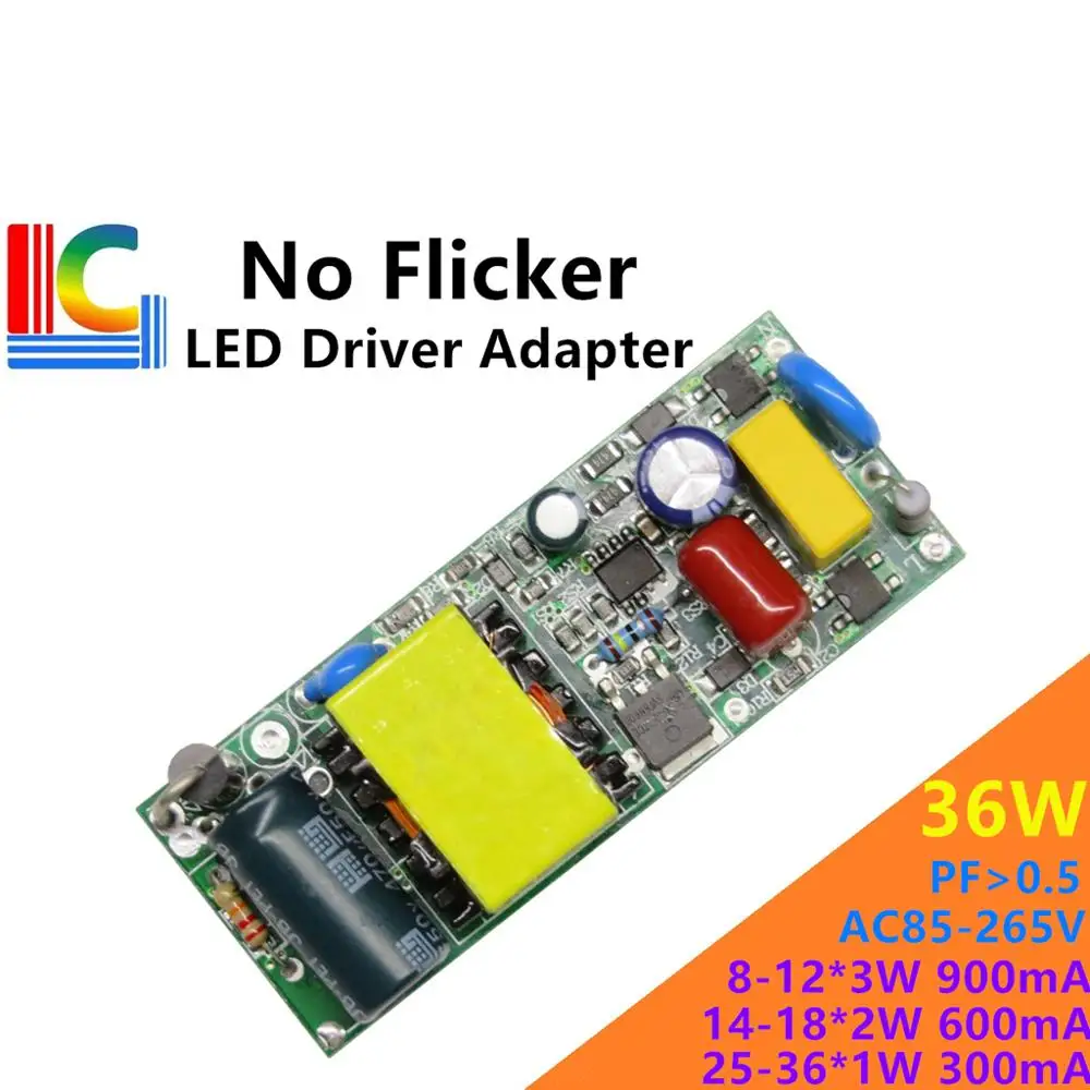 no flicker LED Driver adapter 12*3W 18*2W 36*1W 300mA 400mA 500mA 600mA 700mA 800mA 900mA LED Transformer LED Bulb Power Supply
no flicker LED Driver adapter 12*3W 18*2W 36*1W 300mA 400mA 500mA 600mA 700mA 800mA 900mA LED Transformer LED Bulb Power Supply