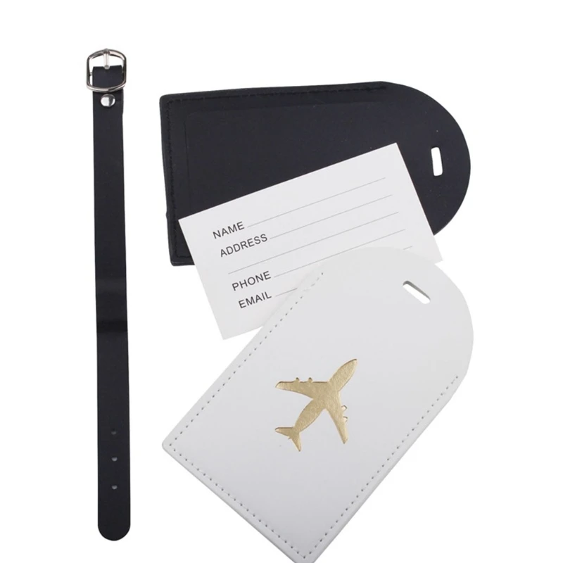 Leather Luggage Tag With Name ID Card Perfect to Quickly Spot Luggage Suitcase with Bronzing Pattern 066C
Leather Luggage Tag With Name ID Card Perfect to Quickly Spot Luggage Suitcase with Bronzing Pattern 066C