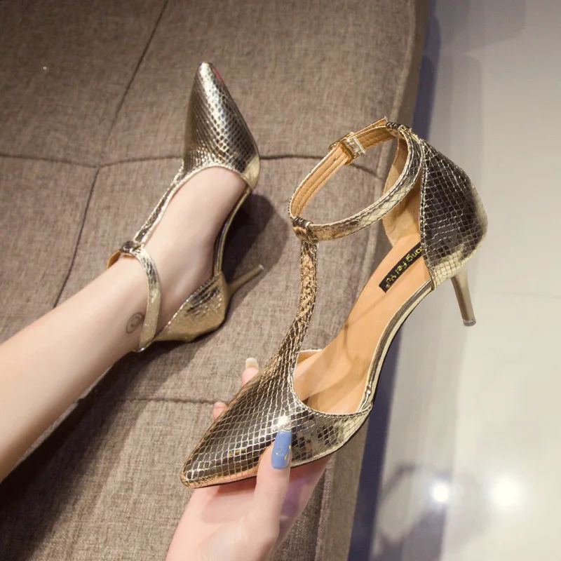 2020 Heel High Heels Sandals Lady Sexy Pointed Buckle with Wild Shallow Heel Slip on Shoes Women Party Wedding Slingbacks W21-74
2020 Heel High Heels Sandals Lady Sexy Pointed Buckle with Wild Shallow Heel Slip on Shoes Women Party Wedding Slingbacks W21-74