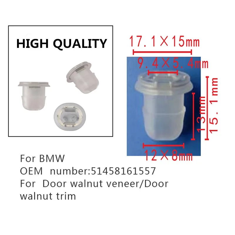 100 шт. высокое качество ar интерьер инструмент для отделки Перевозчик монтажный втулка зажимы 51450396330 51458161557 E38 E39 E90 E91 E
100 шт. высокое качество ar интерьер инструмент для отделки Перевозчик монтажный втулка зажимы 51450396330 51458161557 E38 E39 E90 E91 E