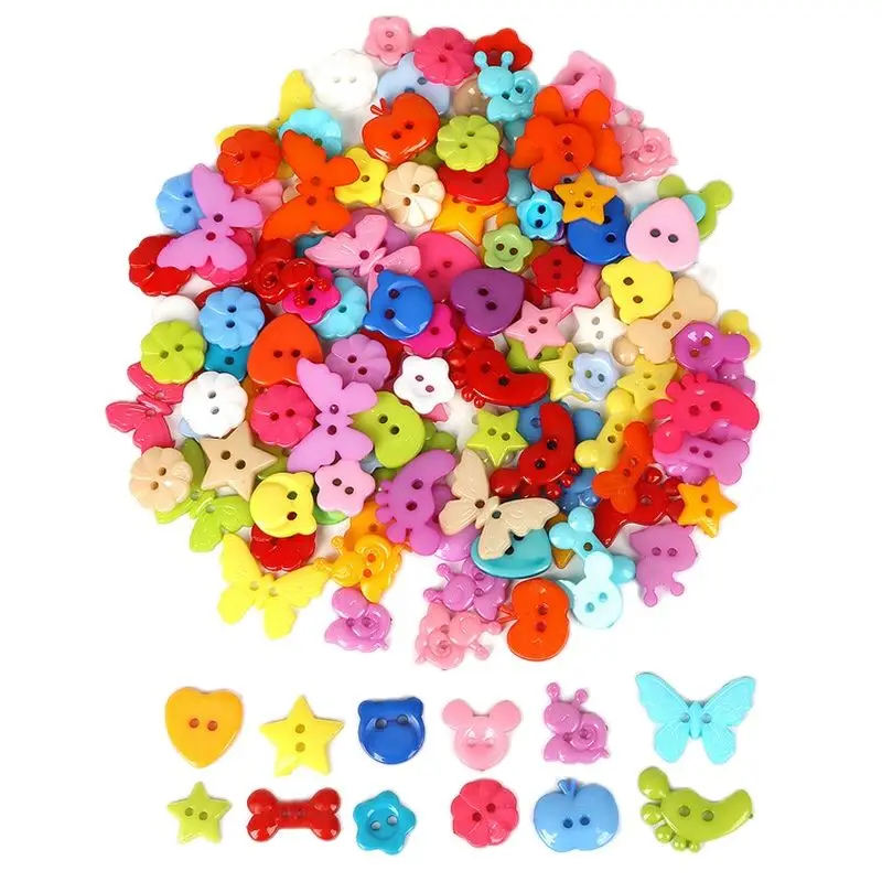50Pcs/Lot Plastic Sewing Buttons Random Mixed for Scrapbooking Clothes Dolls Children's Garment Decorate DIY Apparel Accessories
50Pcs/Lot Plastic Sewing Buttons Random Mixed for Scrapbooking Clothes Dolls Children's Garment Decorate DIY Apparel Accessories