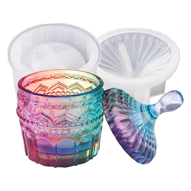 DIY Crystal Epoxy Resin Storage Box Silicone Mold Cosmetic Cup Jewelry Box Mirror Silicone Mold for Resin
DIY Crystal Epoxy Resin Storage Box Silicone Mold Cosmetic Cup Jewelry Box Mirror Silicone Mold for Resin