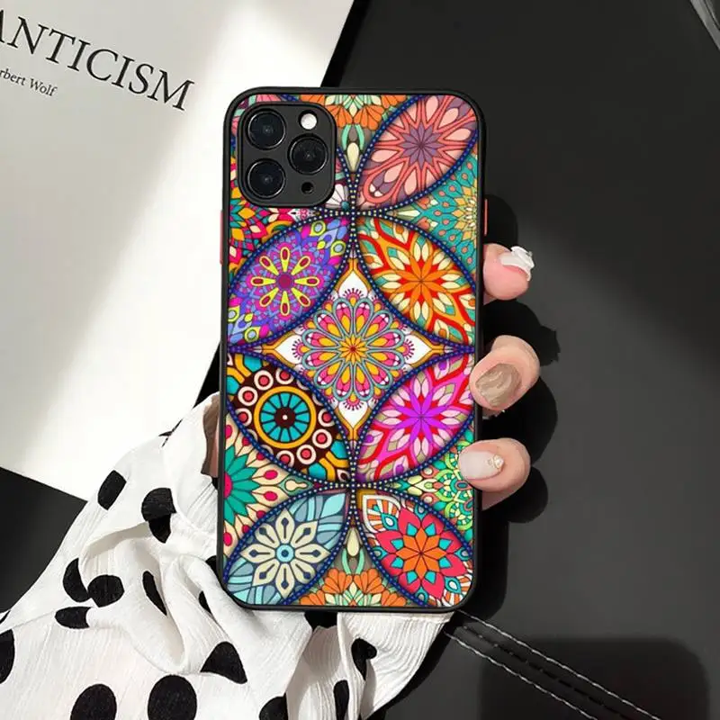 Indian Floral Henna Mandala retro pattern Phone Case matte transparent For iphone 7 8 11 12 plus mini x xs xr pro max cover
Indian Floral Henna Mandala retro pattern Phone Case matte transparent For iphone 7 8 11 12 plus mini x xs xr pro max cover
