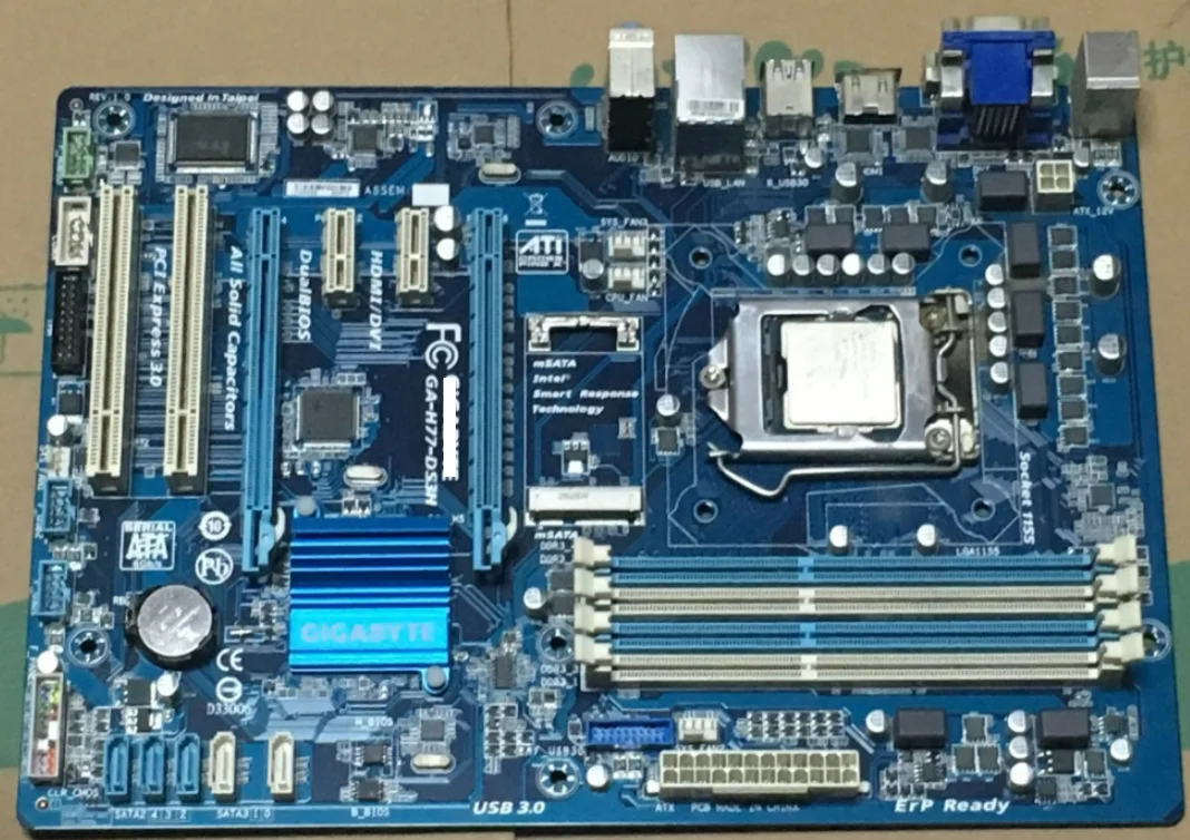 original motherboard for GA-H77-DS3H DDR3 LGA 1155 H77-DS3H USB2.0 USB3.0 32GB H77 Desktop Motherboard
original motherboard for GA-H77-DS3H DDR3 LGA 1155 H77-DS3H USB2.0 USB3.0 32GB H77 Desktop Motherboard