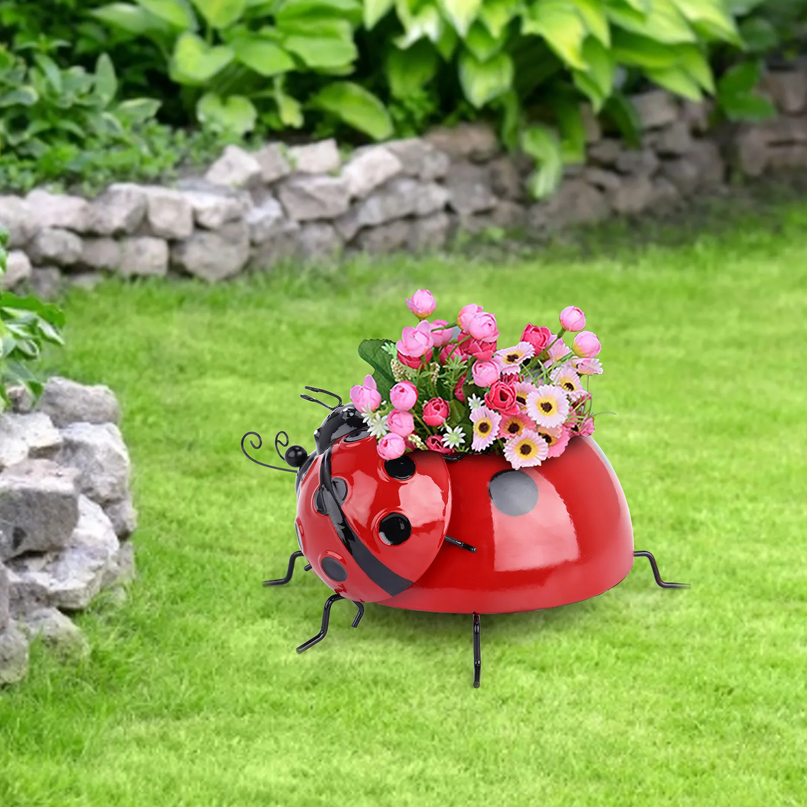 Metal Ladybird Insects Garden Wall Art Decorative Cute Ladybird Outdoor Animal Ladybugs Flower Pot Garden Decoraction
Metal Ladybird Insects Garden Wall Art Decorative Cute Ladybird Outdoor Animal Ladybugs Flower Pot Garden Decoraction