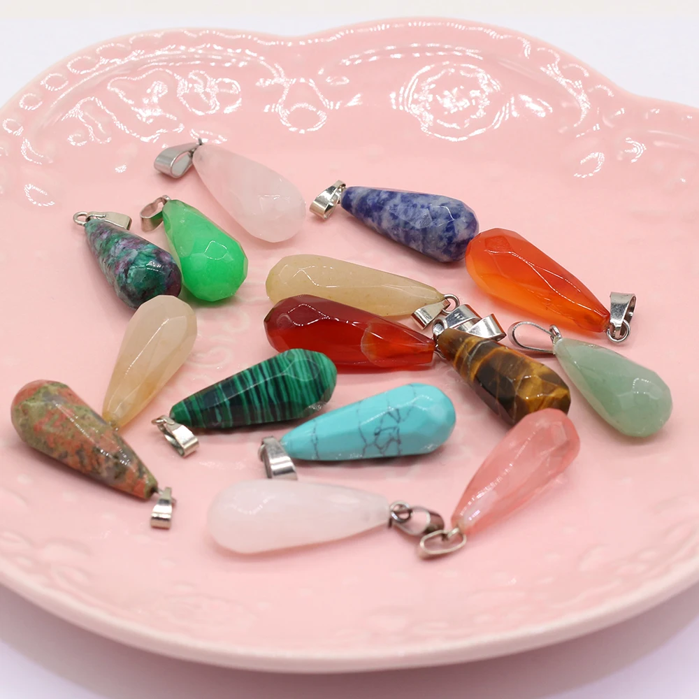 5Pcs Random Natural Stone Pendant Turquoise/Tiger Eye/Agates Pendant For Jewelry Making DIY Bracelet Necklace Earrings Accessory
5Pcs Random Natural Stone Pendant Turquoise/Tiger Eye/Agates Pendant For Jewelry Making DIY Bracelet Necklace Earrings Accessory