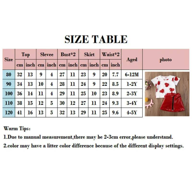 0-5 Years Kid Clothes Sets Baby Girl Love Printed T-shirt Tops and Girls Leather Zip Skirt Summer Outfits
0-5 Years Kid Clothes Sets Baby Girl Love Printed T-shirt Tops and Girls Leather Zip Skirt Summer Outfits