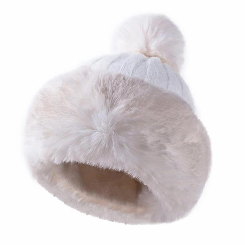 Knitted Hat Women Winter Soft Keep Warm Beanies Female Plus Velvet Fashion Pompom Knit Cap Outdoor Warm Casual Hat Skullies
Knitted Hat Women Winter Soft Keep Warm Beanies Female Plus Velvet Fashion Pompom Knit Cap Outdoor Warm Casual Hat Skullies