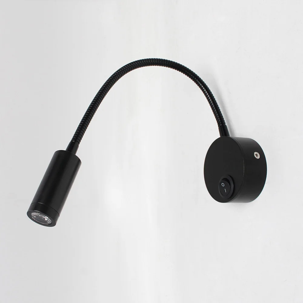2pcs Desk Work LED Lamp 3W Wall Mounted Reading Lamp with Flexible Hose for Home and Hotel(Black)
2pcs Desk Work LED Lamp 3W Wall Mounted Reading Lamp with Flexible Hose for Home and Hotel(Black)