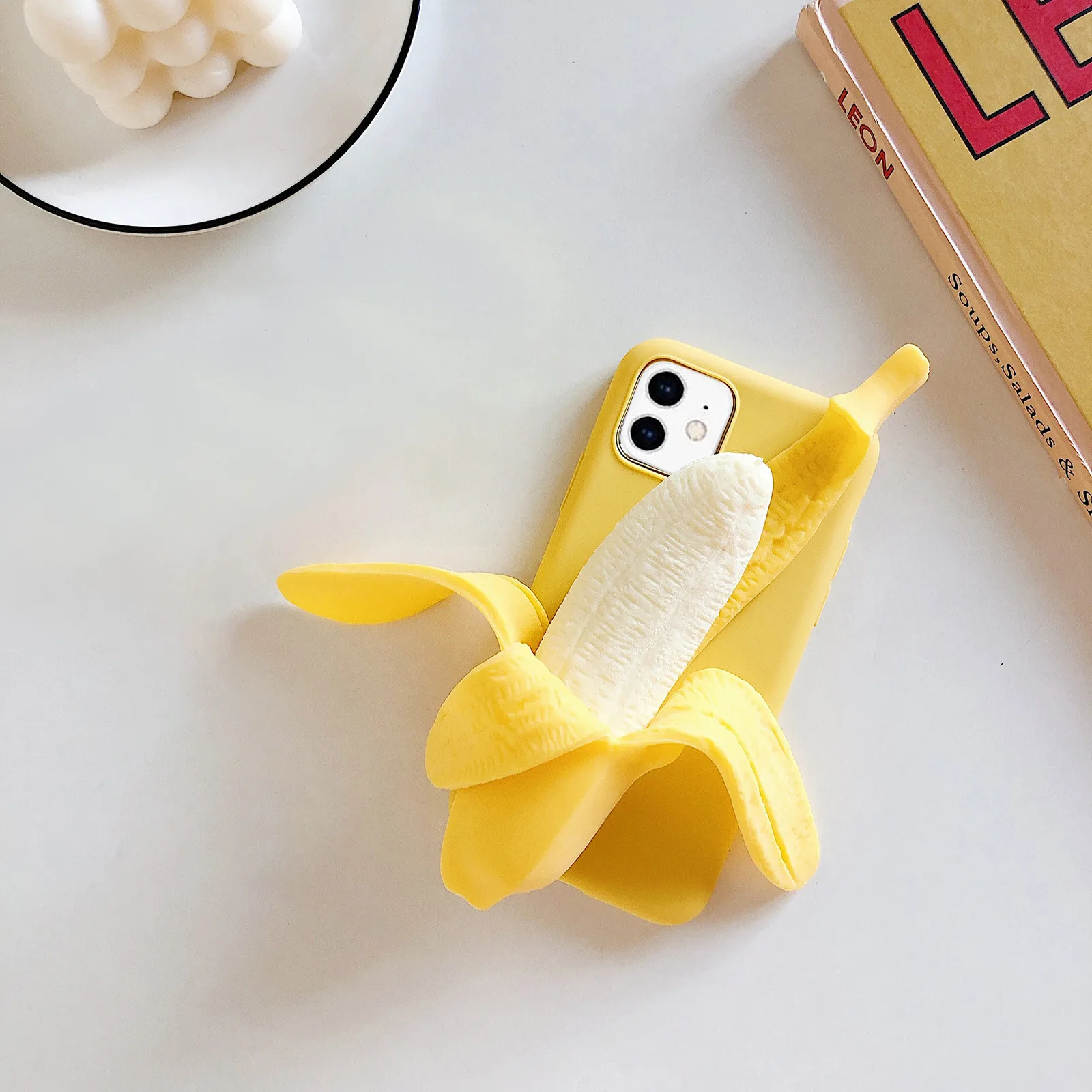 Funny Peeled Banana Phone Cases For Iphone12 3d Cartoon Silicone Pressure Shockproof Protective Case 6.1 In Cover Reliver Stress
Funny Peeled Banana Phone Cases For Iphone12 3d Cartoon Silicone Pressure Shockproof Protective Case 6.1 In Cover Reliver Stress
