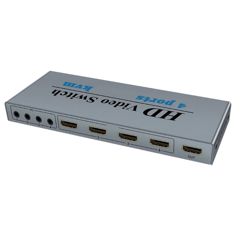 P8DC 1 Set Iron Material Video Switcher USB Sharing Switch Four in 1 Out for Computer
P8DC 1 Set Iron Material Video Switcher USB Sharing Switch Four in 1 Out for Computer