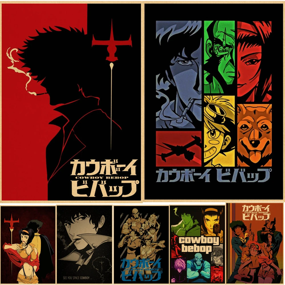 New Vintage Cowboy Bebop Poster Japan Anime Posters Print Painting Kraft Paper Retro Canvas Picture Living Home Room Bar Decor
New Vintage Cowboy Bebop Poster Japan Anime Posters Print Painting Kraft Paper Retro Canvas Picture Living Home Room Bar Decor