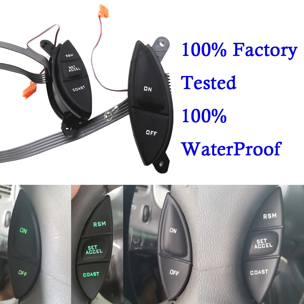 Brand New Steering Wheel Cruise Switch Control Button Kit F87Z-9C888-BB F87A9D809BA for Ford Explorer Ranger F150
Brand New Steering Wheel Cruise Switch Control Button Kit F87Z-9C888-BB F87A9D809BA for Ford Explorer Ranger F150