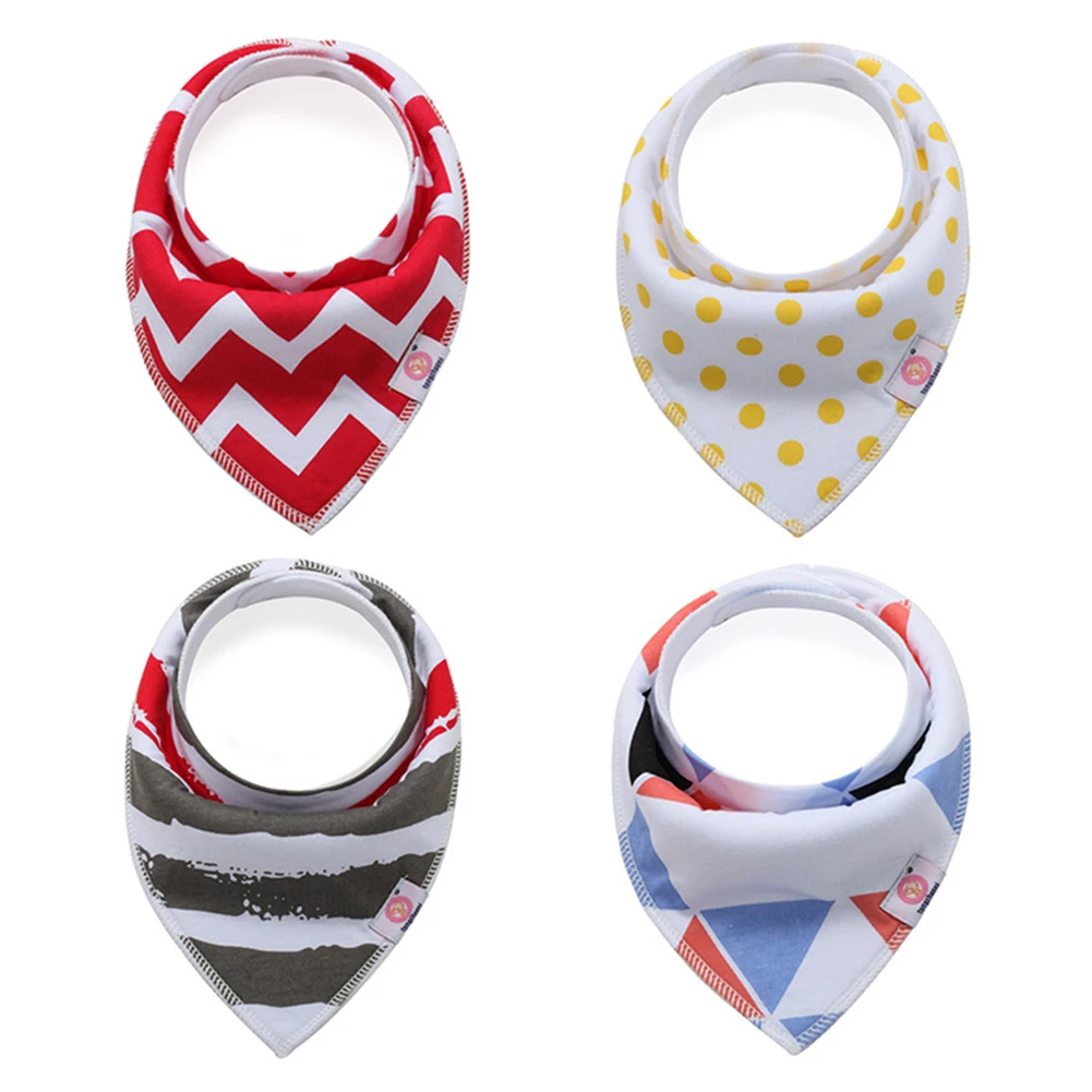 4Pcs/Set Cotton Newborn Baby Bibs Bandana Drool Burp Bibs Absorbent Saliva Towel with Snaps Adjustable Infant Burp Cloths
4Pcs/Set Cotton Newborn Baby Bibs Bandana Drool Burp Bibs Absorbent Saliva Towel with Snaps Adjustable Infant Burp Cloths