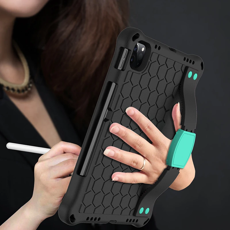 Case for iPad Pro 11 2020 Tablet Lightweight EVA Kids Cover with Kickstand for iPad Pro 11 Shockproof Case 2021 2018 +Pen 
Case for iPad Pro 11 2020 Tablet Lightweight EVA Kids Cover with Kickstand for iPad Pro 11 Shockproof Case 2021 2018 +Pen