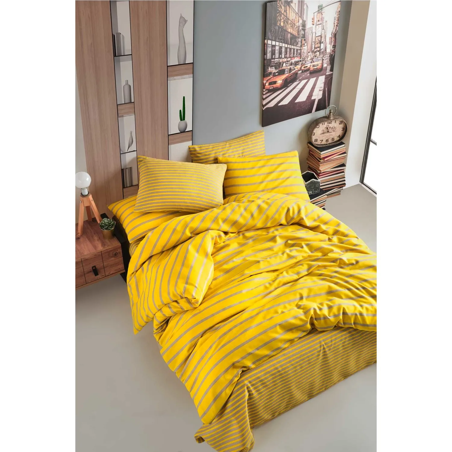 High Quality Cotton Life Fancy Double Bedding Duvet Cover Set 2 Pilowcase 1 Sheet Pink And Yellow Hotel Home
High Quality Cotton Life Fancy Double Bedding Duvet Cover Set 2 Pilowcase 1 Sheet Pink And Yellow Hotel Home