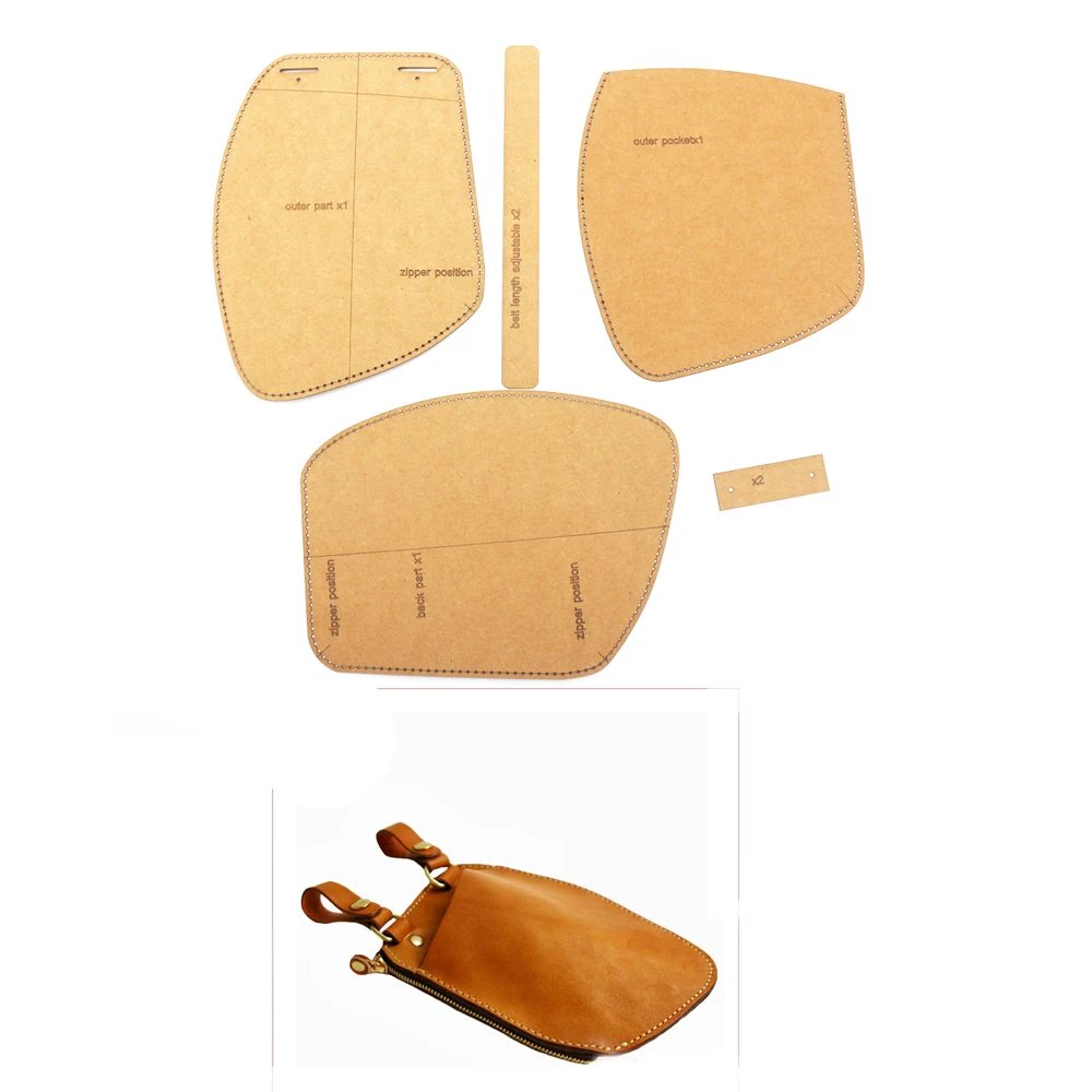 diy Leather kraft waist bag irregularity shape sewing pattern diy handmade template hollow stencil size 20x15 cm
diy Leather kraft waist bag irregularity shape sewing pattern diy handmade template hollow stencil size 20x15 cm
