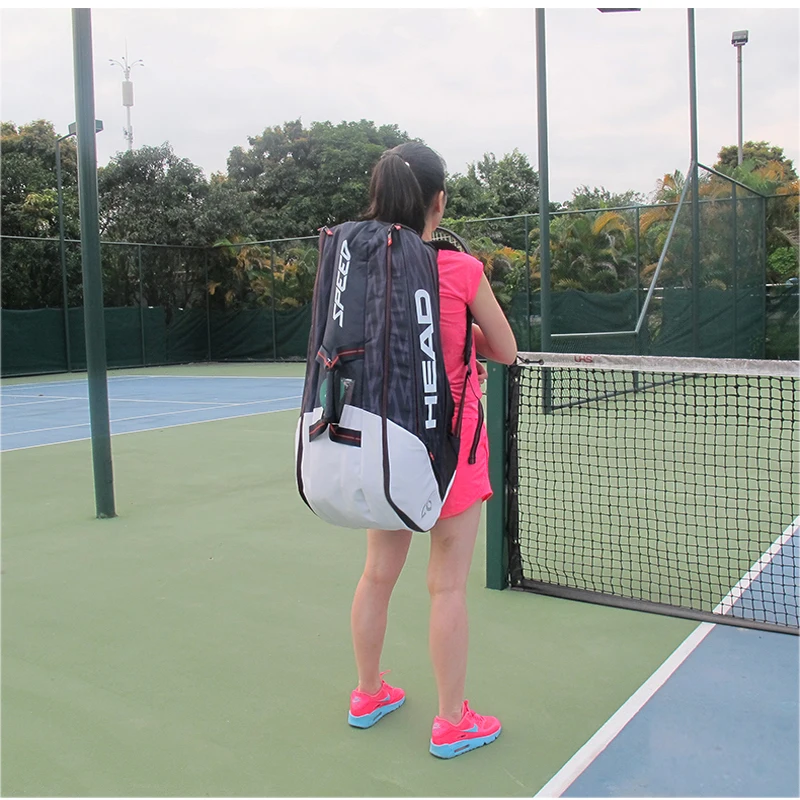 New Djokovic HEAD 6-9 Pack Tennis Bag Men Women Outdoor Tenis Rackets Backpack Original Head Tenis Raquete De Padel Rackage Bags
New Djokovic HEAD 6-9 Pack Tennis Bag Men Women Outdoor Tenis Rackets Backpack Original Head Tenis Raquete De Padel Rackage Bags
