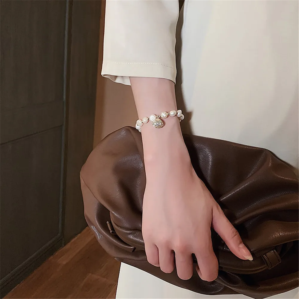 Gold Plating Opal Bracelet Korean Fashion Shell Baroque Pearl Trendy Women Adjustable Ins Bracelet
Gold Plating Opal Bracelet Korean Fashion Shell Baroque Pearl Trendy Women Adjustable Ins Bracelet