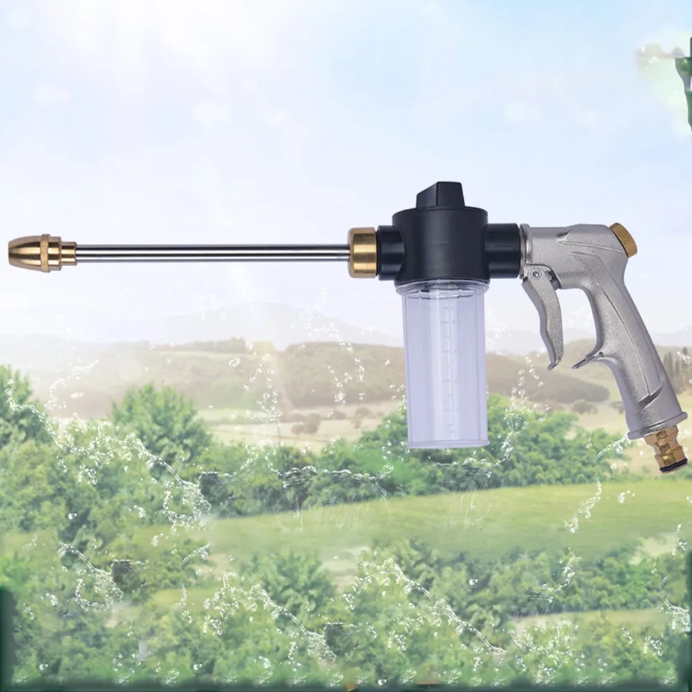 Car Clean Washer Metal High Pressure Sprayer Garden Water Hose Nozzle Flexible Household Foam Kettle Water Gun Watering Lawn
Car Clean Washer Metal High Pressure Sprayer Garden Water Hose Nozzle Flexible Household Foam Kettle Water Gun Watering Lawn