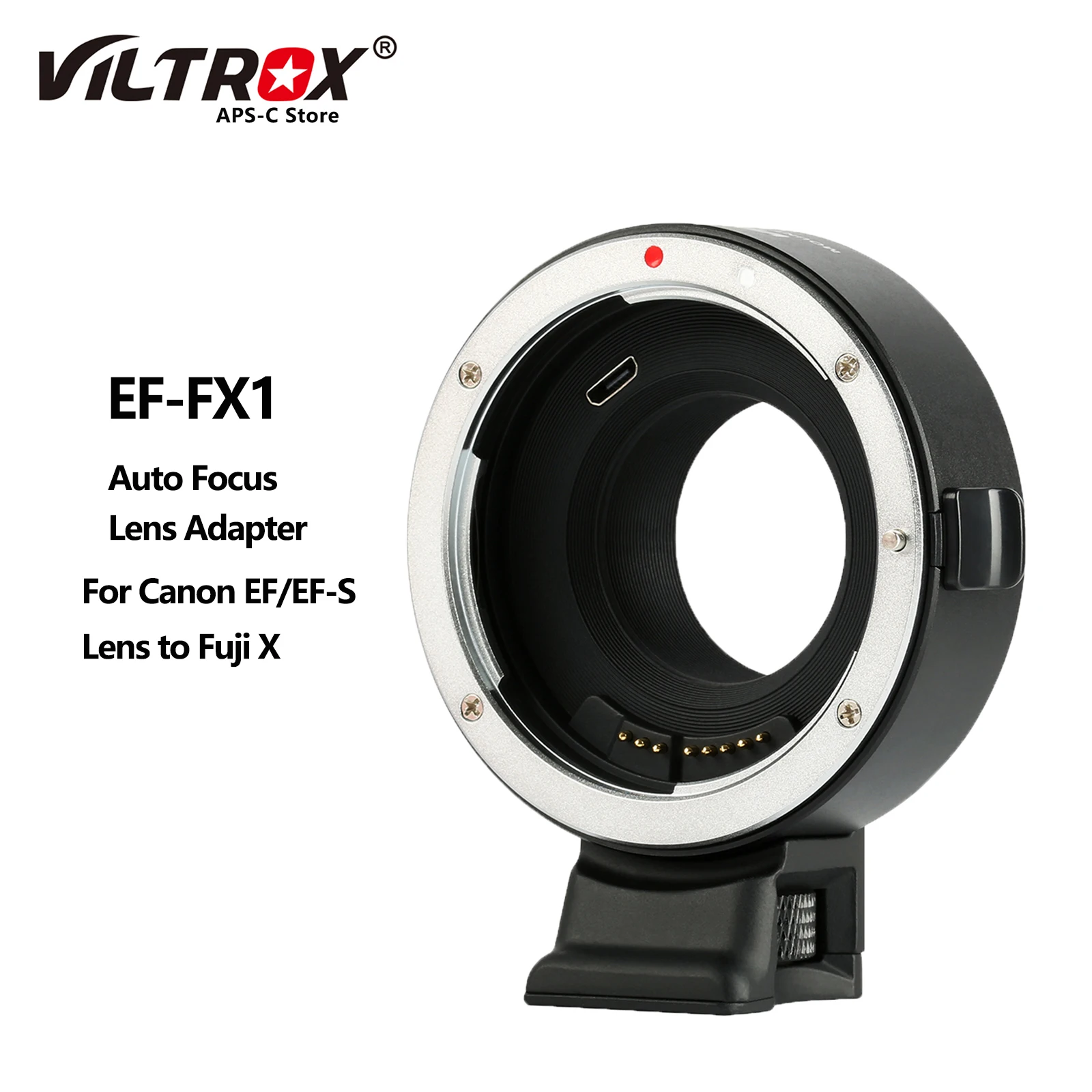 VILTROX EF-FX1 Adapter Ring Auto Focus Lens Adapter Ring for Canon EF/EF-S Lens to Fujifilm Fuji X-Mount Camera X-T3 X-T2 X-PRO2
VILTROX EF-FX1 Adapter Ring Auto Focus Lens Adapter Ring for Canon EF/EF-S Lens to Fujifilm Fuji X-Mount Camera X-T3 X-T2 X-PRO2