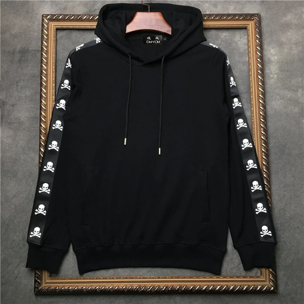 Men's 100% Cotton Black Small skull print on both arms Pullover Sweatshirt Men Sweaterwear DD|41935D520
Men's 100% Cotton Black Small skull print on both arms Pullover Sweatshirt Men Sweaterwear DD|41935D520