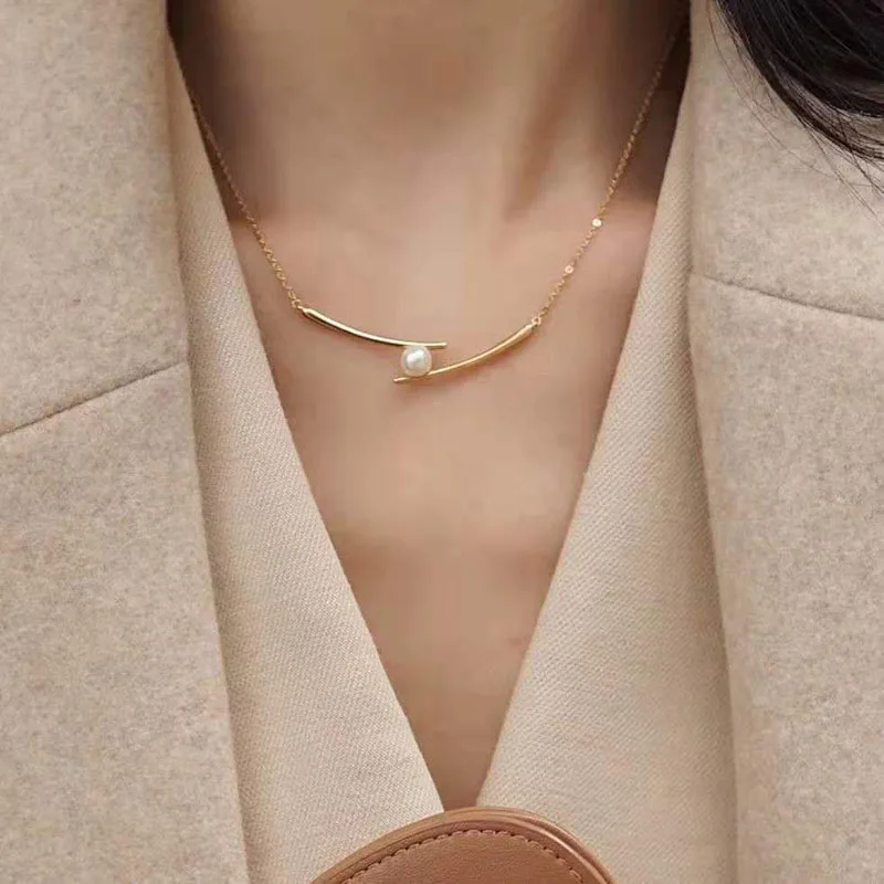 VJGYHO 925 Sterling Silver Fashion Smiley Pearls Pendant Necklace For Female Temperament Clavicle Chain Choker Jwellery Women
VJGYHO 925 Sterling Silver Fashion Smiley Pearls Pendant Necklace For Female Temperament Clavicle Chain Choker Jwellery Women