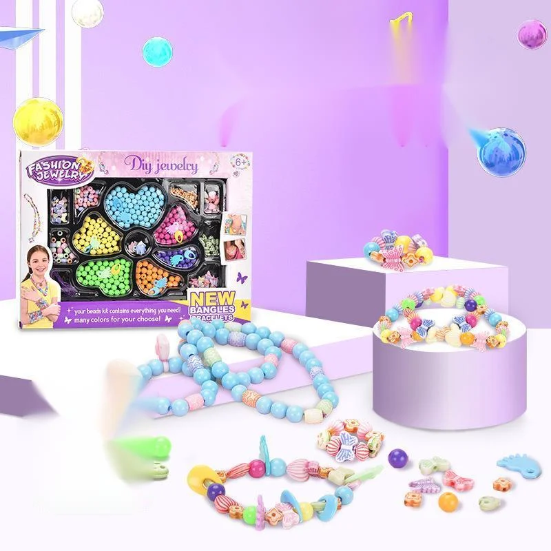 Children's Educational Brain Making Training DIY Making Bracelets Creative Hand Rope Girl Toys Variety Of Beads Beaded Jewelry
Children's Educational Brain Making Training DIY Making Bracelets Creative Hand Rope Girl Toys Variety Of Beads Beaded Jewelry