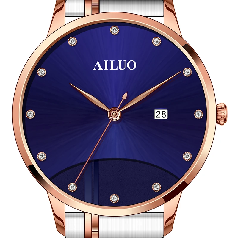 France Luxury Brand AILUO Couple's Watches Japan MIYOTA Quartz Women Wristwatches Sapphire Watches Diamond reloj mujer A7098W
France Luxury Brand AILUO Couple's Watches Japan MIYOTA Quartz Women Wristwatches Sapphire Watches Diamond reloj mujer A7098W