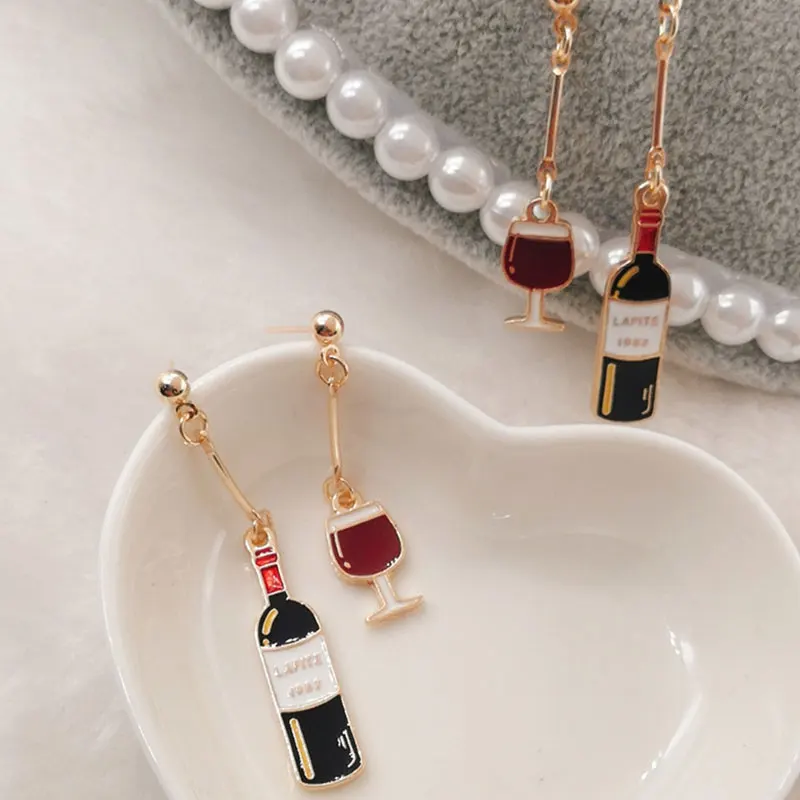 1 Pair Wine Earrings, Miniature Food Earrings, Handcrafted Mini Food Jewelry, Jewelry Gift For Wine Lovers
1 Pair Wine Earrings, Miniature Food Earrings, Handcrafted Mini Food Jewelry, Jewelry Gift For Wine Lovers