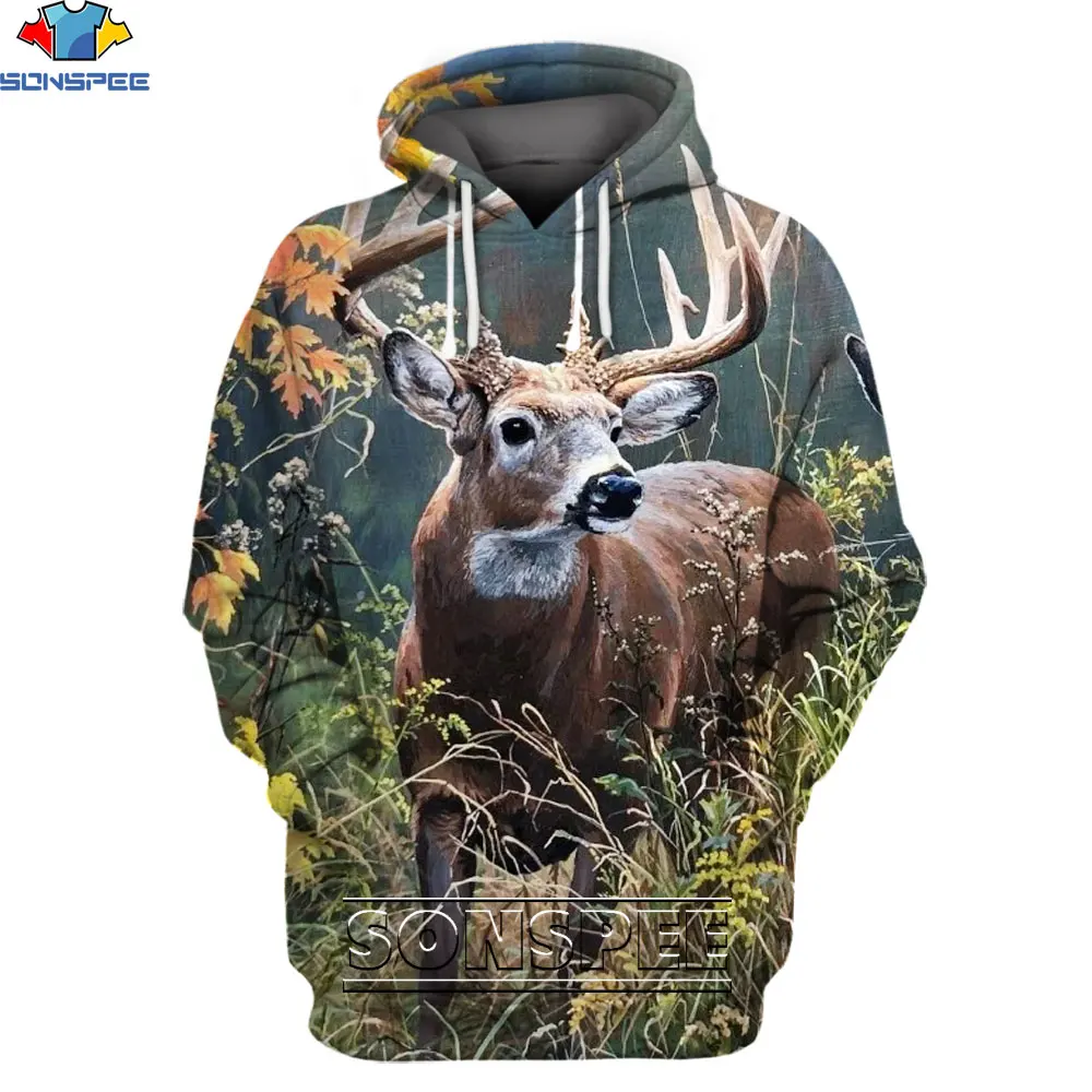 SONSPEE Elk Camo 3D Men's Hoodie Kids Outdoor Sports Hip Hop Clothing Unisex Hedging Classic Hooded Jacket Trendy Streetwear
SONSPEE Elk Camo 3D Men's Hoodie Kids Outdoor Sports Hip Hop Clothing Unisex Hedging Classic Hooded Jacket Trendy Streetwear