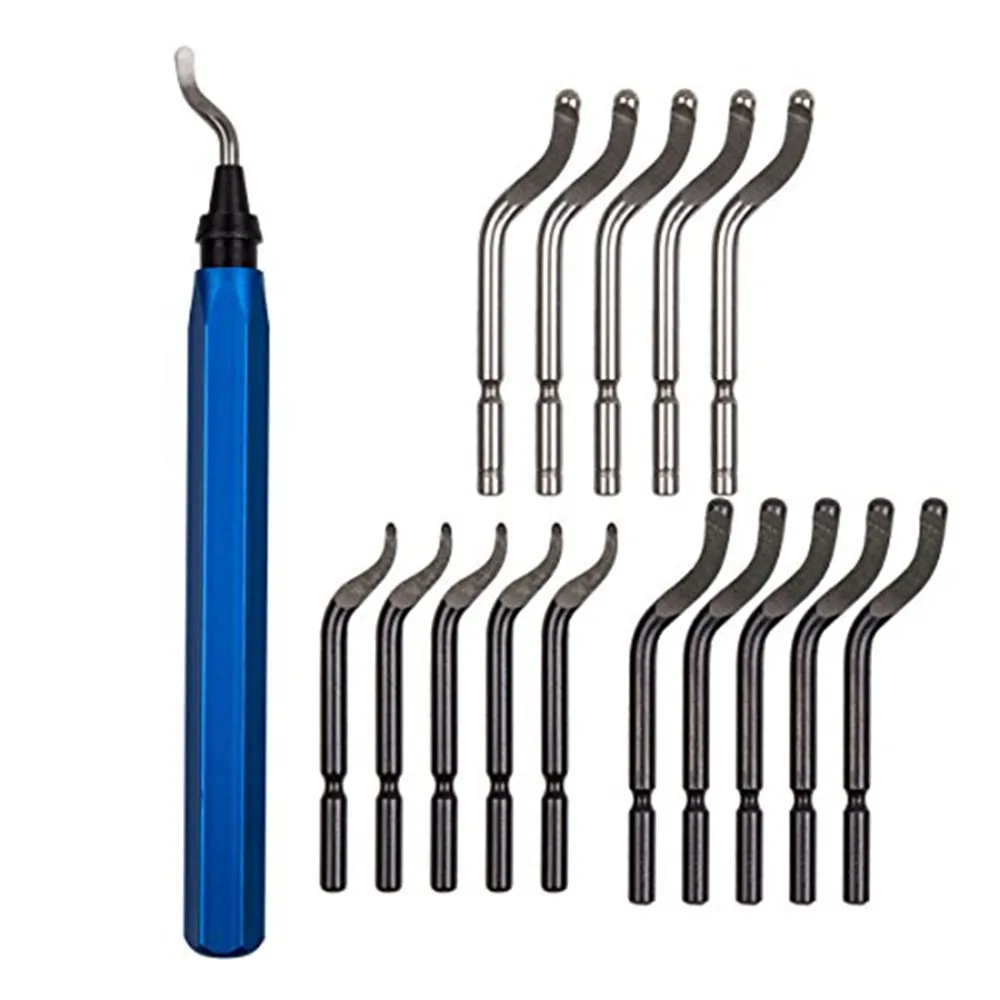 Handle Burr Metal Repair Deburring Tool Kit 15pc Router Bit Rotary Deburr Blades Remover Hand DeburRed for Wood Plastic
Handle Burr Metal Repair Deburring Tool Kit 15pc Router Bit Rotary Deburr Blades Remover Hand DeburRed for Wood Plastic