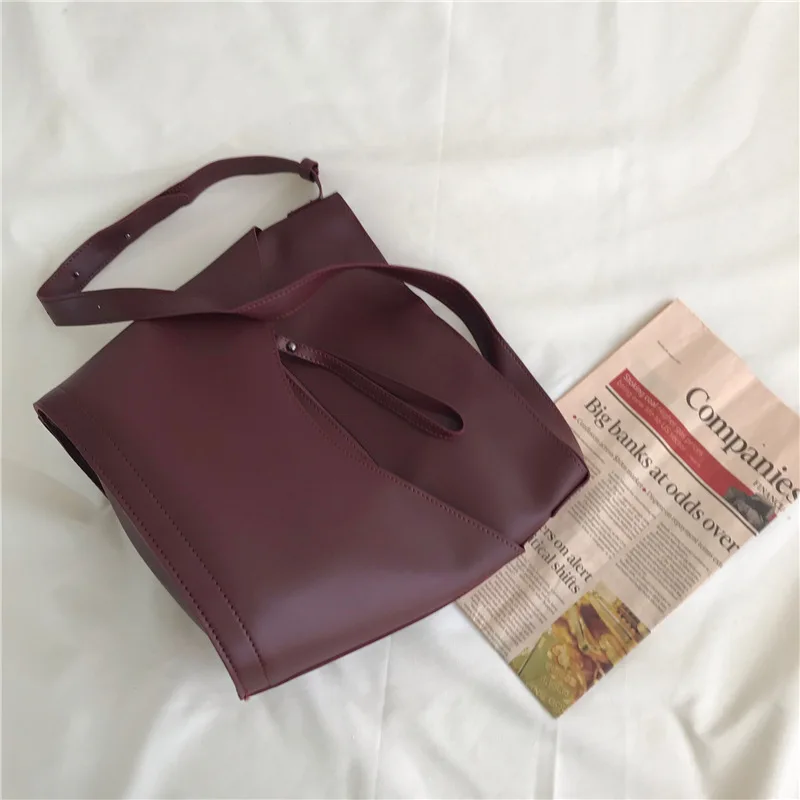 Free Shipping Trendy Fashion Retro Pure Color Wild Simple One Shoulder Lady Bag Messenger Bag Large Capacity Bucket Bag
Free Shipping Trendy Fashion Retro Pure Color Wild Simple One Shoulder Lady Bag Messenger Bag Large Capacity Bucket Bag
