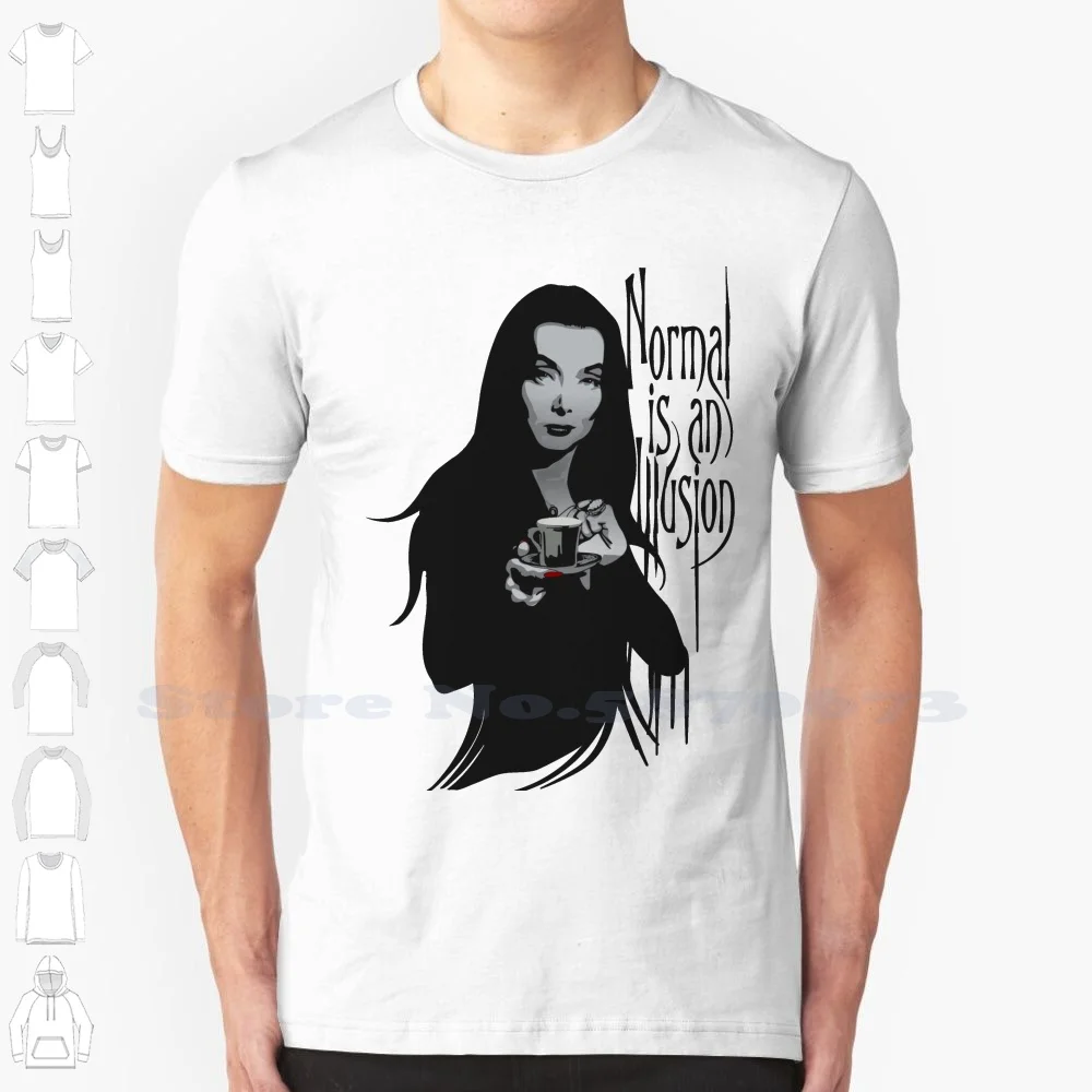 Normal Is An Illusion - Morticia Addams Fashion Vintage Tshirt T Shirts Morticia Addams Carolyn Jones Normal Is An Illusion
Normal Is An Illusion - Morticia Addams Fashion Vintage Tshirt T Shirts Morticia Addams Carolyn Jones Normal Is An Illusion