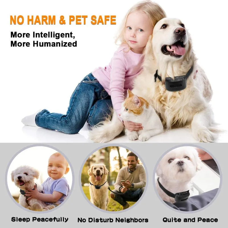 Dog Barking Control Device, Charging Waterproof Dog Training Electronic Collar, Automatic Click Anti-Barking Dog Training Device
Dog Barking Control Device, Charging Waterproof Dog Training Electronic Collar, Automatic Click Anti-Barking Dog Training Device