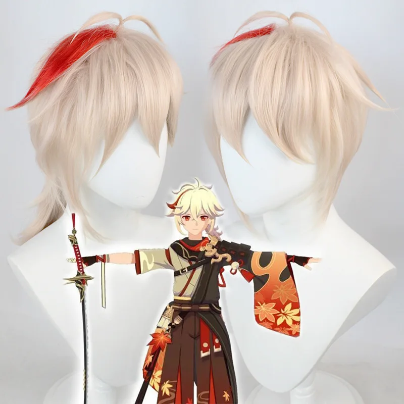 Kazuha Cosplay Wig Game Genshin Impact Heat Resistant Synthetic Hair Anime Cosplay Wigs + Wig Cap
Kazuha Cosplay Wig Game Genshin Impact Heat Resistant Synthetic Hair Anime Cosplay Wigs + Wig Cap