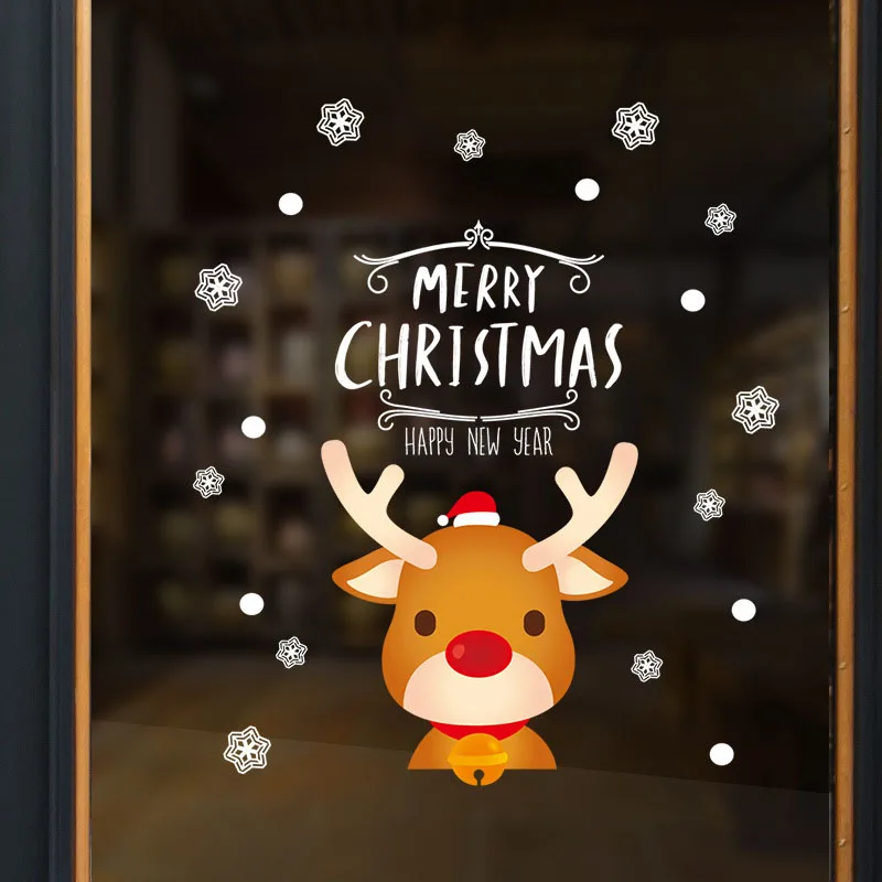 Christmas Window Stickers Decoration 2022 Home Merry Christmas Shop Window Wall Mirror Sticker Xmas Cartoon Elk Snowflake Decals
Christmas Window Stickers Decoration 2022 Home Merry Christmas Shop Window Wall Mirror Sticker Xmas Cartoon Elk Snowflake Decals