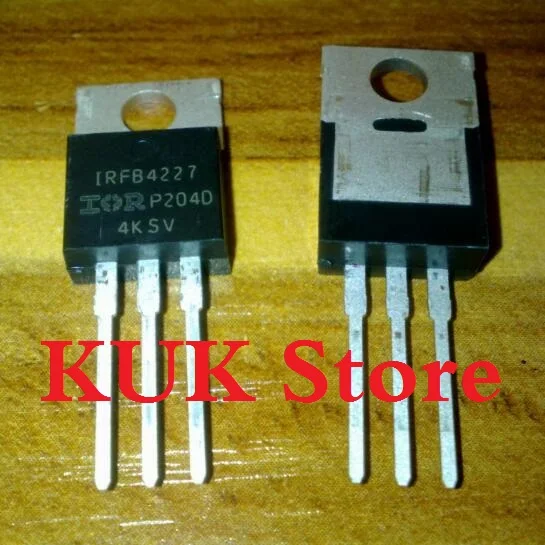 Настоящий 100% оригинальный новый IRFB4227 IRFB4227PBF FB4227 MOSFET 200V 65A TO 220 20 шт./лот|Запасные