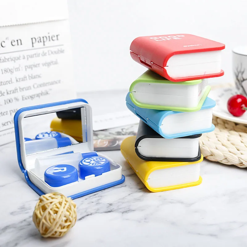 1 Pcs Book-shaped Contact Lens Box Cosmetic contact lenses Companion Box Contact Lens Care Box Storage Box Travel Kit
1 Pcs Book-shaped Contact Lens Box Cosmetic contact lenses Companion Box Contact Lens Care Box Storage Box Travel Kit