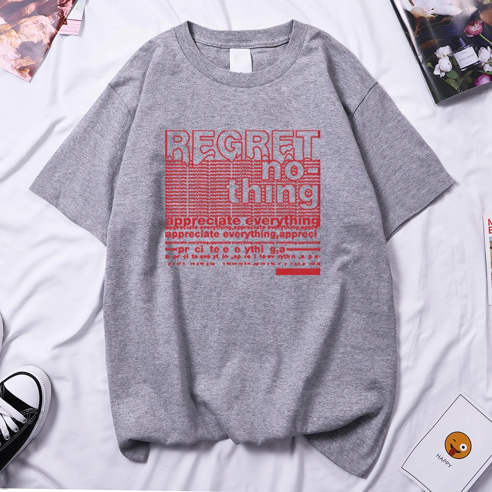 Regret Nothing Letter Cool Printed Woman T-shirt Hip Hop Simple T Shirt Harajuku Brand T Shirts 2021 Trendy Women Tee Shirt
Regret Nothing Letter Cool Printed Woman T-shirt Hip Hop Simple T Shirt Harajuku Brand T Shirts 2021 Trendy Women Tee Shirt